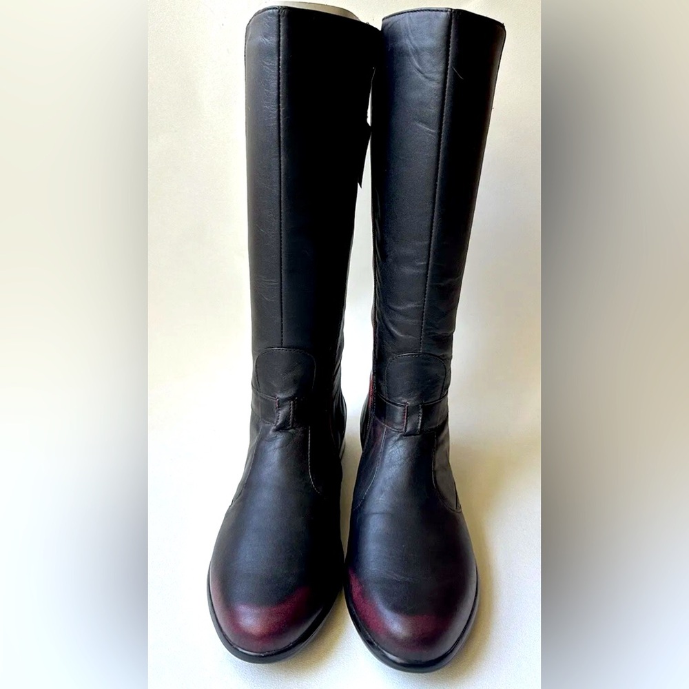 Naot Viento Women’s Black Leather Knee High Boots size 41 new with tags